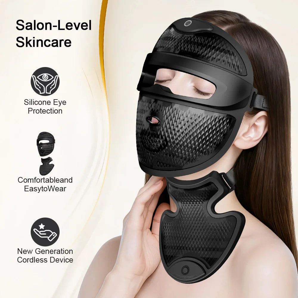 LED Mask with Neck