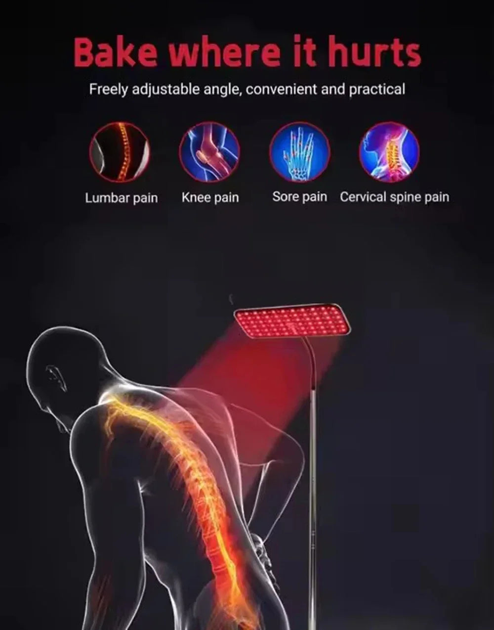 LED Therapy Lamp (Stand)