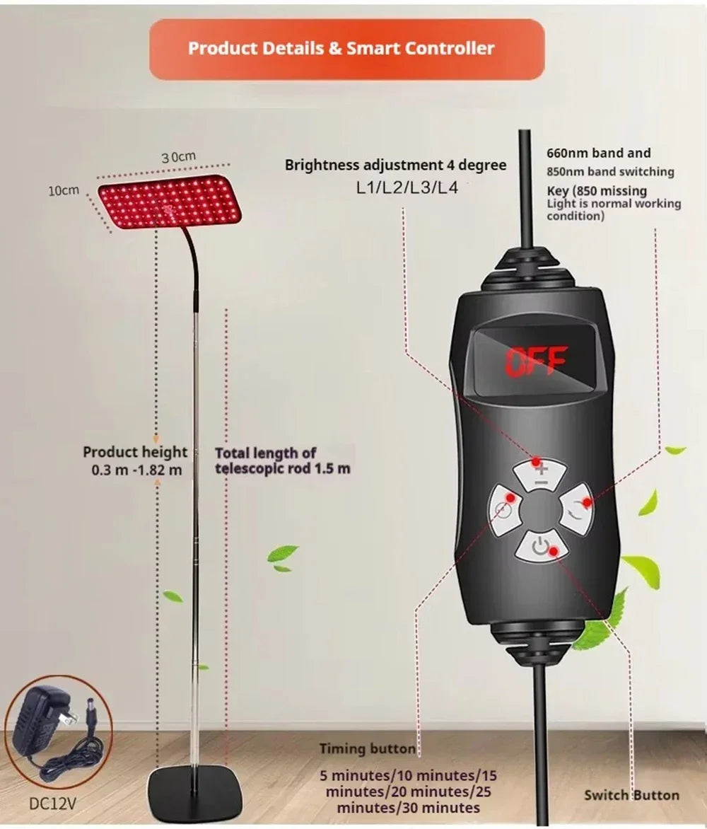 LED Therapy Lamp (Stand)